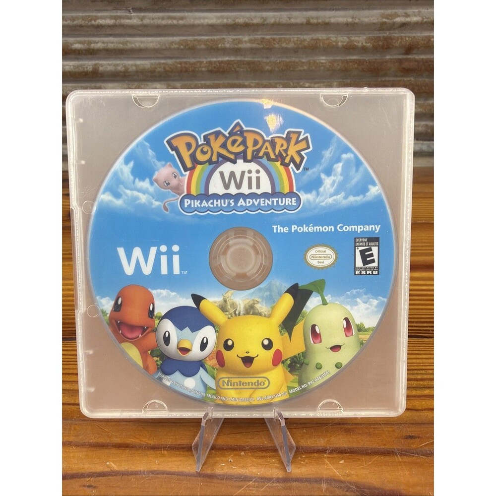 PokéPark Wii: Pikachu's Adventure (Nintendo Wii) Disc Only! Clean Disc!!
